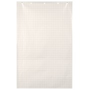 Blok 48 vellen wit geruit papier voor flip-over Exacompta 65 x 100 cm